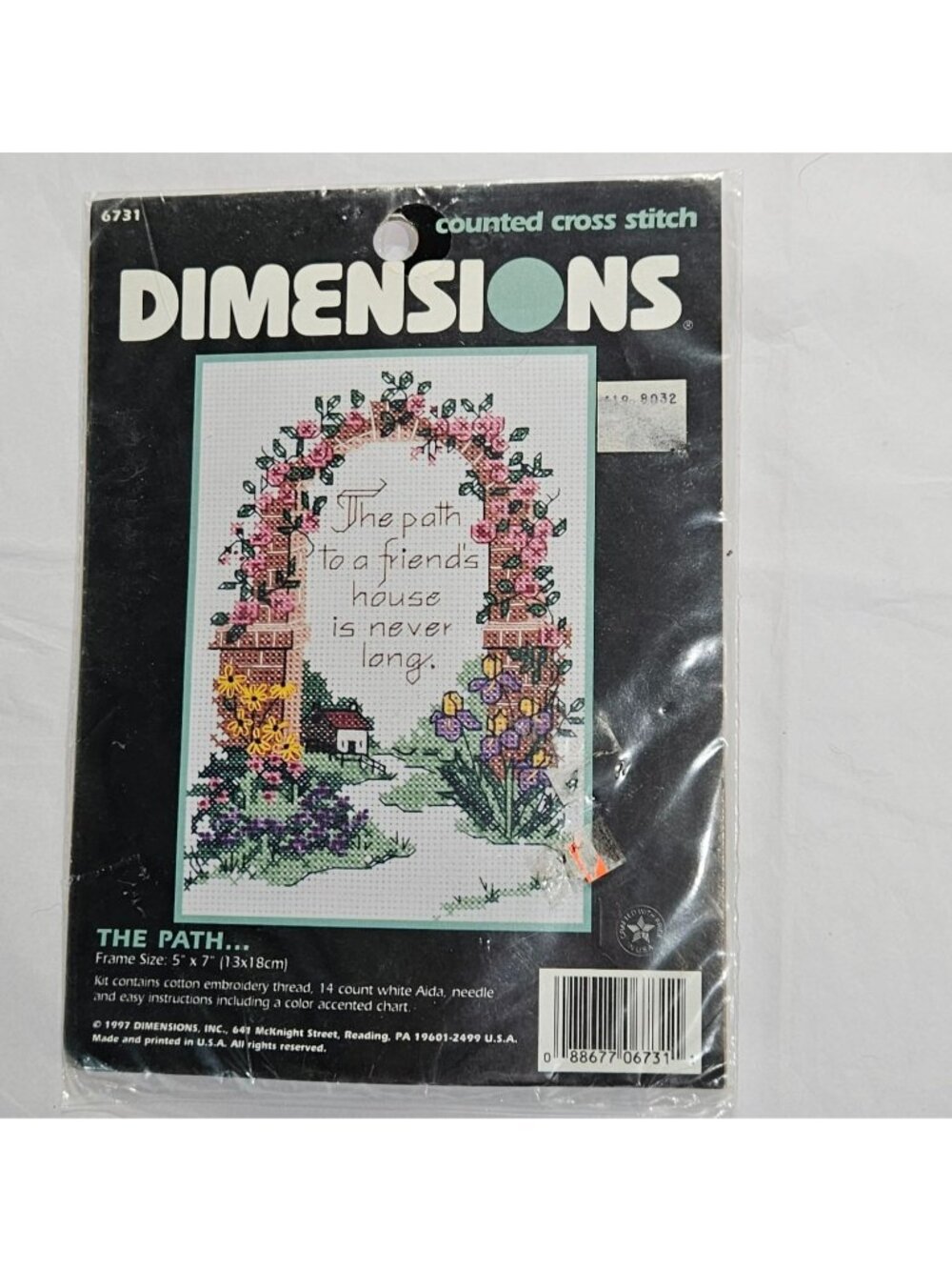 Dimensions 6730 The Path Counted Cross Stitch 5x7 New